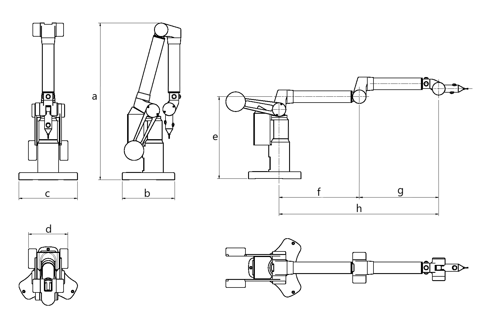 MERCURY Arm Dimensions